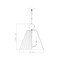 Z-Lite Alaric 3 Light Pendant, 18in. W x 18in. H, Modern Gold 3042P18-MGLD - alternate 4